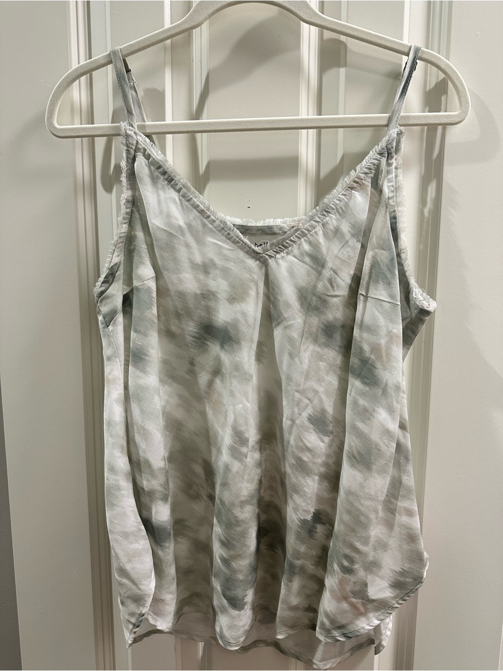 Bella Dahl Green Tie-Dye V-Neck Camisole